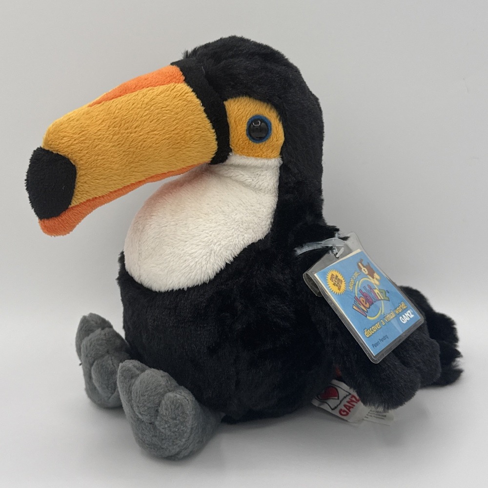 Webkinz Toco Toucan Plush With Sealed Code Ganz